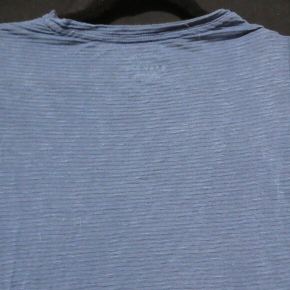 AERO - Seriously Soft Easy Tee | xs - extra small | Blue Striped Burnout Tee - Picture 9 of 14